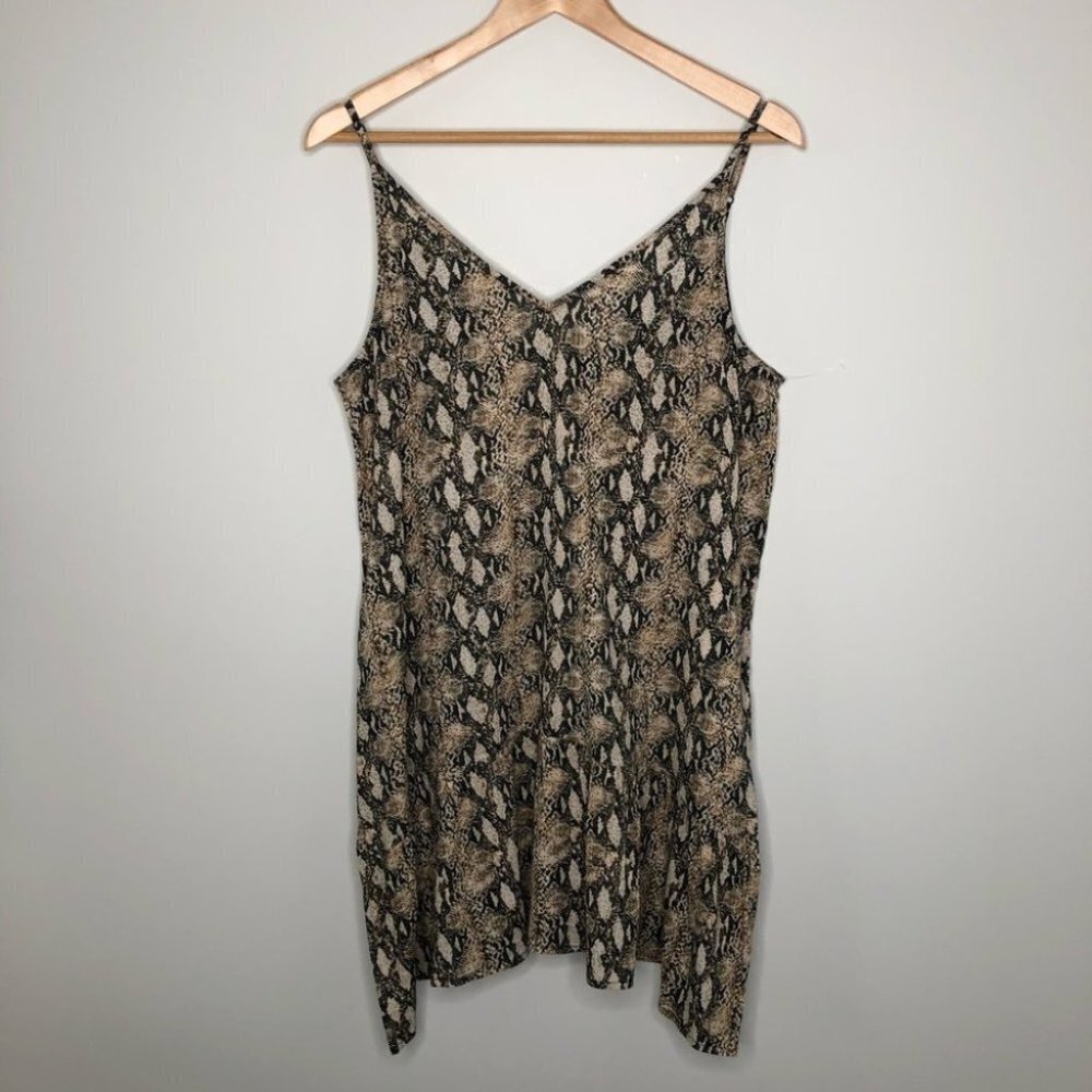 GENERATION Love ‎ Snakeskin Spaghetti Strap Dress